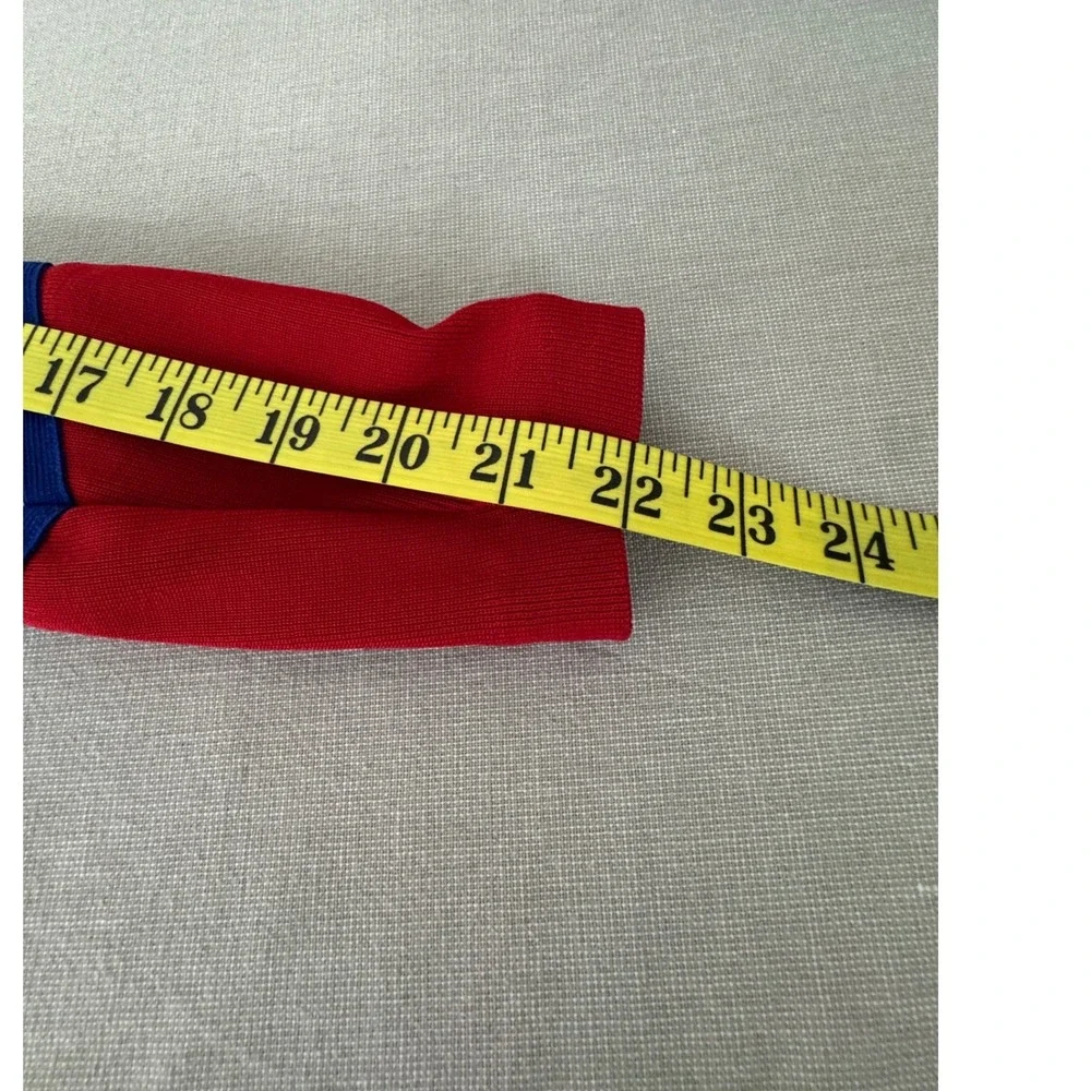 CDT Cheerleader‎ Dance Team Top Red/White/Blue Size Medium Made in USA